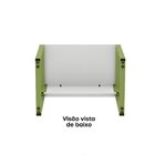 Mesa Madeira 900x600mm M90/60p25tub Branco/verde Miró