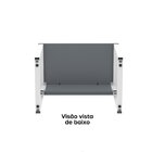 Mesa Madeira 900x600mm M90/60p25tub Grafito/branco