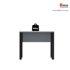 Mesa Madeira 900x600mm M90/60p25tub Grafito/preto