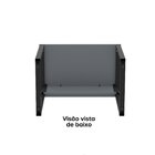 Mesa Madeira 900x600mm M90/60p25tub Grafito/preto
