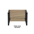 Mesa Madeira 900x600mm M90/60p25tub Noce Naturalle