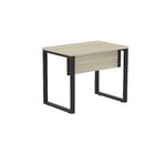 Mesa Madeira 900x600mm M90/60p25tub Nogueira Casablanca/preto