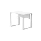 Mesa Madeira 90 X 60 Cm M90/60p25tub Branco/cinza