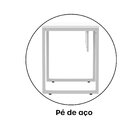 Mesa Madeira 90 X 60 Cm M90/60p25tub Branco/cinza