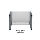 Mesa Madeira 90 X 60 Cm M90/60p25tub Branco/grafito