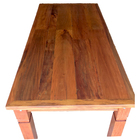 Mesa Madeira De Demolição 8 Lugares 2,00 X 1,00 Madeira Maciç