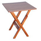 Mesa Madeira Dobrável 60x60 Imbuia - Tarimatã