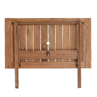 Mesa Madeira Dobrável Retangular Mestra Nogueira 74x70x120cm