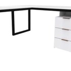 Mesa Madeira Escritório Home Office Em L C/ Gaveteiro 150cm -