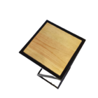 Mesa Madeira Ferro De Canto