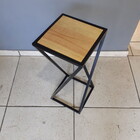 Mesa Madeira Ferro De Canto