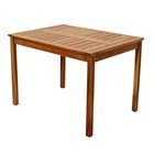 Mesa Madeira FSC Retangular Tropicália 105,8 x 80 x 75 cm Marrom Naterial