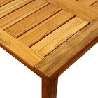 Mesa Madeira FSC Retangular Tropicália 105,8 x 80 x 75 cm Marrom Naterial