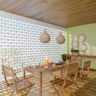 Mesa Madeira FSC Retangular Tropicália 151,4x80x75cm Marrom Naterial