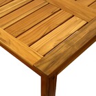 Mesa Madeira FSC Retangular Tropicália 197x80x75cm Marrom Naterial