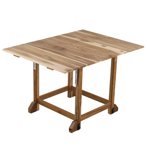 Mesa Madeira FSC Retangular Tropicália 90x64x75 cm Marrom Nateria