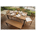 Mesa Madeira Jatobá Ipanema com Pés  75x85x140cm Butzke