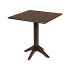 Mesa Madeira London Col Quadrada 70cm Tabaco