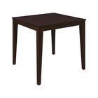 Mesa Madeira London Quadrada 70cm Tabaco