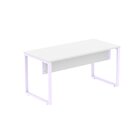 Mesa Madeira M1700/700p25tub 170cm Industrial Branco E Lilás