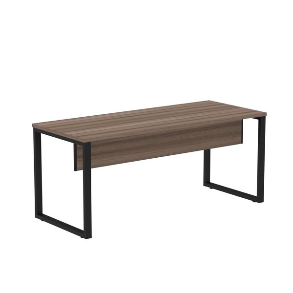 Mesa Madeira M1700/700p25tub 170cm Industrial Walnut E Preto
