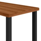 Mesa Madeira Maciça 200cm X 90cm Athenas Preto / Marrom