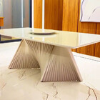 Mesa Madeira Maciça Base Torcida 2,0x1,0m - Opala - Harmonia