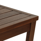 Mesa Madeira Quadrada Ipanema 75x85x85cm Marrom Buztke