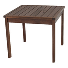 Mesa Madeira Quadrada Ipanema 75x85x85cm Marrom Buztke