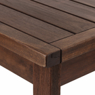 Mesa Madeira Quadrada Ipanema 75x85x85cm Marrom Buztke