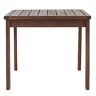 Mesa Madeira Quadrada Ipanema 75x85x85cm Marrom Buztke