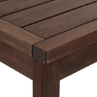 Mesa Madeira Quadrada Ipanema 75x85x85cm Marrom Buztke