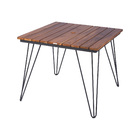 Mesa Madeira Quadrada Tarsila 75x88x88cm Marrom Tramontina