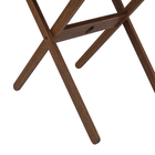 Mesa Madeira Redonda Dobrável Ipanema 74x90x90cm Marrom Butzke