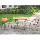 Mesa Madeira Redondo Tarsila 75x120x120cm Marrom Tramontina