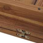 Mesa Madeira Retangular Tropicália 75x90x240cm Marrom Naterial