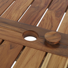 Mesa Madeira Retangular Tropicália 75x90x240cm Marrom Naterial