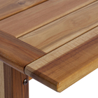 Mesa Madeira Retangular Tropicália 75x90x240cm Marrom Naterial