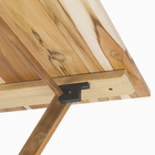 Mesa Madeira Retangular Dobrável Tropicália 90x64cm Naterial