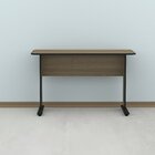 Mesa Madeira Secr 1210cm X 615cm X 750cm M X 120 Naturalle/pr