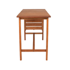 Mesa Madeira Yumi 100x70x178,5cm Marrom Naterial