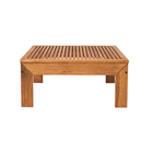 Mesa Madeira Yumi 36x80x80cm Marrom Naterial