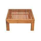 Mesa Madeira Yumi 36x80x80cm Marrom Naterial