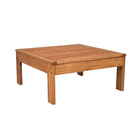 Mesa Madeira Yumi 36x80x80cm Marrom Naterial