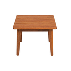 Mesa Madeira Yumi 41x55x55cm Marrom Naterial