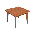 Mesa Madeira Yumi 41x55x55cm Marrom Naterial