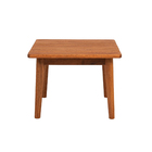 Mesa Madeira Yumi 41x55x55cm Marrom Naterial