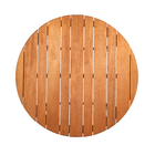 Mesa Madeira Yumi 75x130cm Marrom Naterial