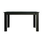 Mesa Madesa Retangular Tampo De Madeira 5231 - Preto