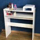 Mesa Manicure Prateleira Esmaltes C/ Nichos